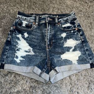 American Eagle stretch jean shorts